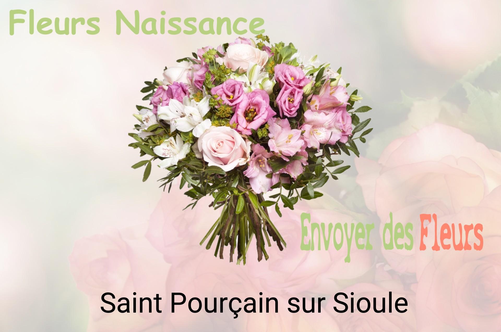 Bouquet de fleurs de naissance livré à Saint-Pourçain-sur-Sioule